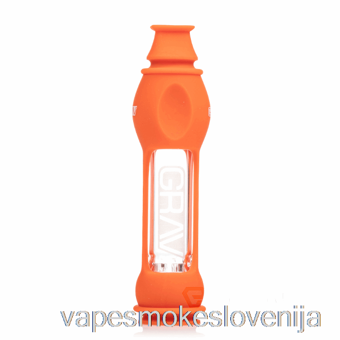 Vape Za Enkratno Uporabo Grav Octo-taster S Silikonsko Kožo škrlatno Oranžna